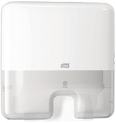  Tork Distributeur mini pour essuie-mains interfoli&eacute;s blanc 