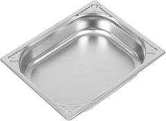  Vogue Bac inox 18/10 GN 1/2 65mm 