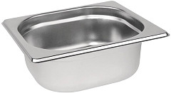  Vogue Bac Gastronorme inox GN 1/6 65mm Vogue 