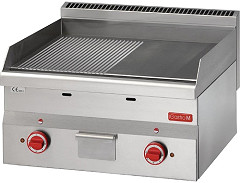  Gastro M Plancha &eacute;lectrique plaque demi lisse demi rainur&eacute;e 60/60FTRE-CR 