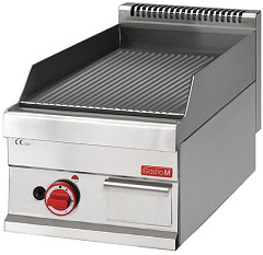  Gastro M Plancha gaz 650 avec plaque rainur&eacute;e 65/40FTRG 