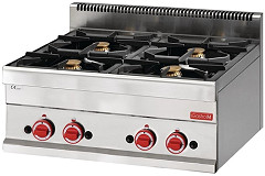  Gastro M Fourneau gaz &agrave; poser 4 feux 650 65/70PCG 