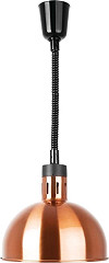  Buffalo Lampe chauffante d&ocirc;me r&eacute;tractable finition cuivre 