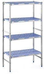  Tournus Rayonnage modulaire 4 niveaux 500 x 1292mm 