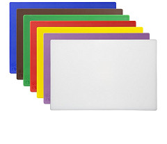  Hygiplas Ensemble de 7 planches &agrave; d&eacute;couper antibact&eacute;riennes basse densit&eacute; 10mm 