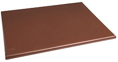  Hygiplas Planche &agrave; d&eacute;couper extra large haute densit&eacute; marron 