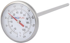  Hygiplas Thermomètre de poche avec écran Hygiplas 