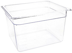  Vogue Bac Gastronorme en polycarbonate transparent un demi 200mm Vogue 