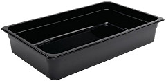 Vogue Bac Gastronorme en polycarbonate noir 100mm Vogue 