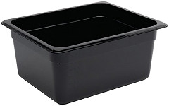  Vogue Bac Gastronorme en polycarbonate noir un demi 150mm Vogue 