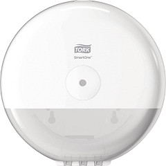  Tork Distributeur de papier toilette Smart One Mini blanc 