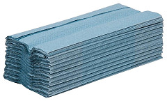  Jantex Essuie-mains pli en C bleu 