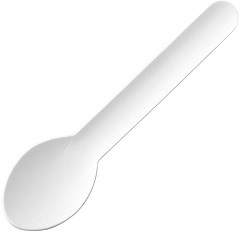  Fiesta Recyclable Cuill&egrave;res &agrave; caf&eacute; en papier Fiesta Compostable 132 mm (lot de 100) 