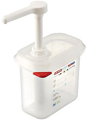  Araven Distributeur de sauce GN 1/9 transparent 1.5L 