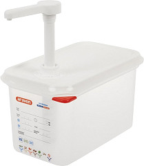  Araven Distributeur de sauce &agrave; pompe GN 1/4 