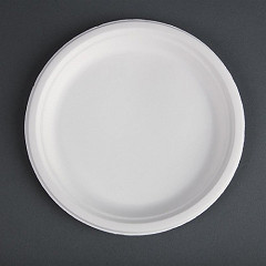  Fiesta Assiettes en bagasse compostables Green 26 cm (x50) 