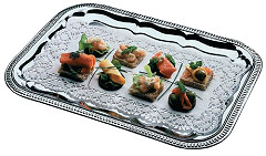  Gastronoble Plateau traiteur semi-jetable 410 x 310mm 