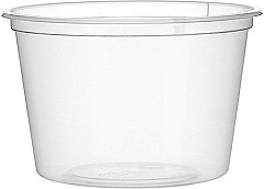  Fiesta Pots &agrave; sauce micro-ondables en plastique Recyclable 100ml (lot de 100) 