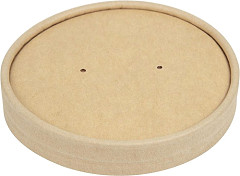  Colpac Couvercles pour bols &agrave; soupe kraft micro-ondables recyclables 450ml (lot de 500) 