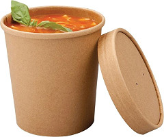  Colpac Bols &agrave; soupe kraft micro-ondables recyclables 450ml (lot de 500) 