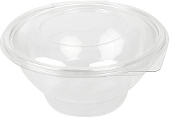  Gastronoble Bols &agrave; salade recyclables avec couvercle Contour Faerch 1000ml (lot de 200) 