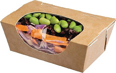  Colpac Petites bo&icirc;tes salade kraft compostables Zest 500ml (lot de 500) 