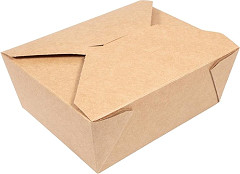 Vegware Bo&icirc;tes alimentaires en carton compostable N&deg;3 1800ml (lot de 180) 