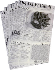  Gastronoble Carr&eacute;s de papier ingraissable avec imprim&eacute; journal 