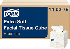  Tork Bo&icirc;tes cubes de mouchoirs extra doux 2 plis Premium 2 plis (30x100) 