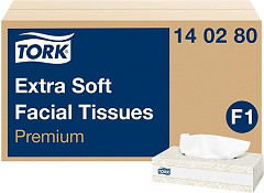  Tork Bo&icirc;tes rectangulaires de mouchoirs extra doux 2 plis Premium 2 plis (30x100) 