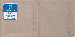  Gastronoble Serviettes cocktail kraft compostables 250mm (lot de 2000) 