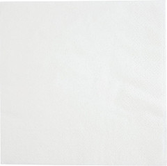  Fiesta Serviettes cocktail 1 pli format 1/4 300mm blanches (lot de 5000) 