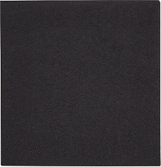  Fiesta Serviettes cocktail 2 plis pliage 1/4 240mm noires (lot de 4000) 