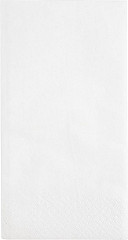  Fiesta Serviettes snacking 2 plis pliage 1/8 330mm blanches (lot de 2000) 