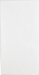  Fiesta Serviettes d&icirc;ner 3 plis format 1/8 400mm blanches (lot de 1000) 