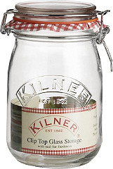  Kilner Bocal &agrave; conserves avec clip 1L 