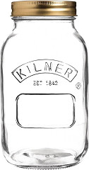  Kilner Bocal &agrave; conserves couvercle vis 1L 