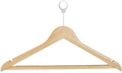  Bolero Cintres antivol en bois (lot de 10) 
