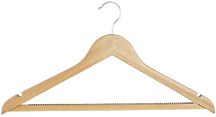  Bolero Cintres en bois naturel (lot de 10) 
