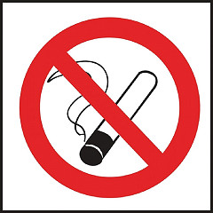  Vogue Panneau autocollant interdiction de fumer Vogue 