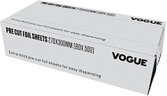  Vogue Feuilles d'aluminium 270x300mm (lot de 500) 