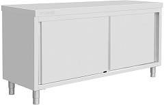  Vogue Armoire sur pieds en acier inoxydable 900x1800x600mm 