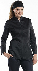  Chaud Devant Veste de cuisine femme Monza noire XXXL 