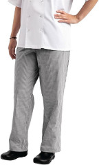  Whites Pantalon de cuisine Easyfit &agrave; petits carreaux noirs XS 