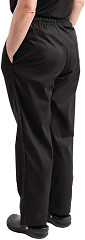  Whites Pantalon de cuisine mixte trait&eacute; au Teflon Easyfit noir 