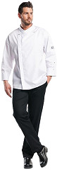  Chaud Devant Pantalon de cuisine mixte Nero noir 