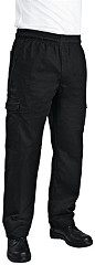  Chef Works Pantalon de cuisine mixte Slim Fit Cargo noir 