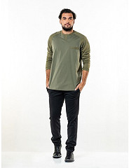  Chaud Devant T-shirt mixte manches longues Valente UFX vert taille 