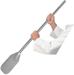  Vogue Spatule g&eacute;ante inox - Pleine 
