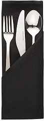  Mitre Essentials Serviettes noires en polyester Occasions 